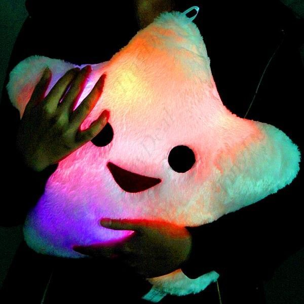 Super Almofada Iluminada LED Pillow Plush Warm