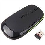 Mouse Óptico s/ fio, com mini receptor USB, p/ PC, notebook